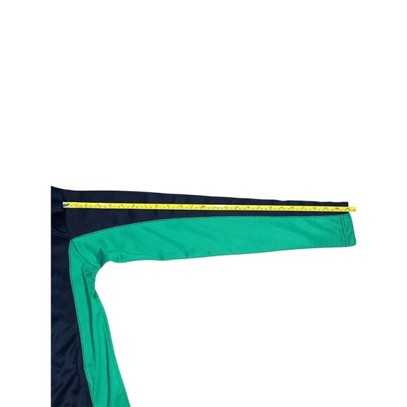 Norte Dame Long Sleeve Navy Green Men’s Small Champion elite College Football - Picture 7 of 9
